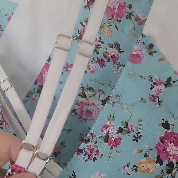 NWT Unique Vintage Kiki Cropped Halter Top, L - Picture 6 of 9